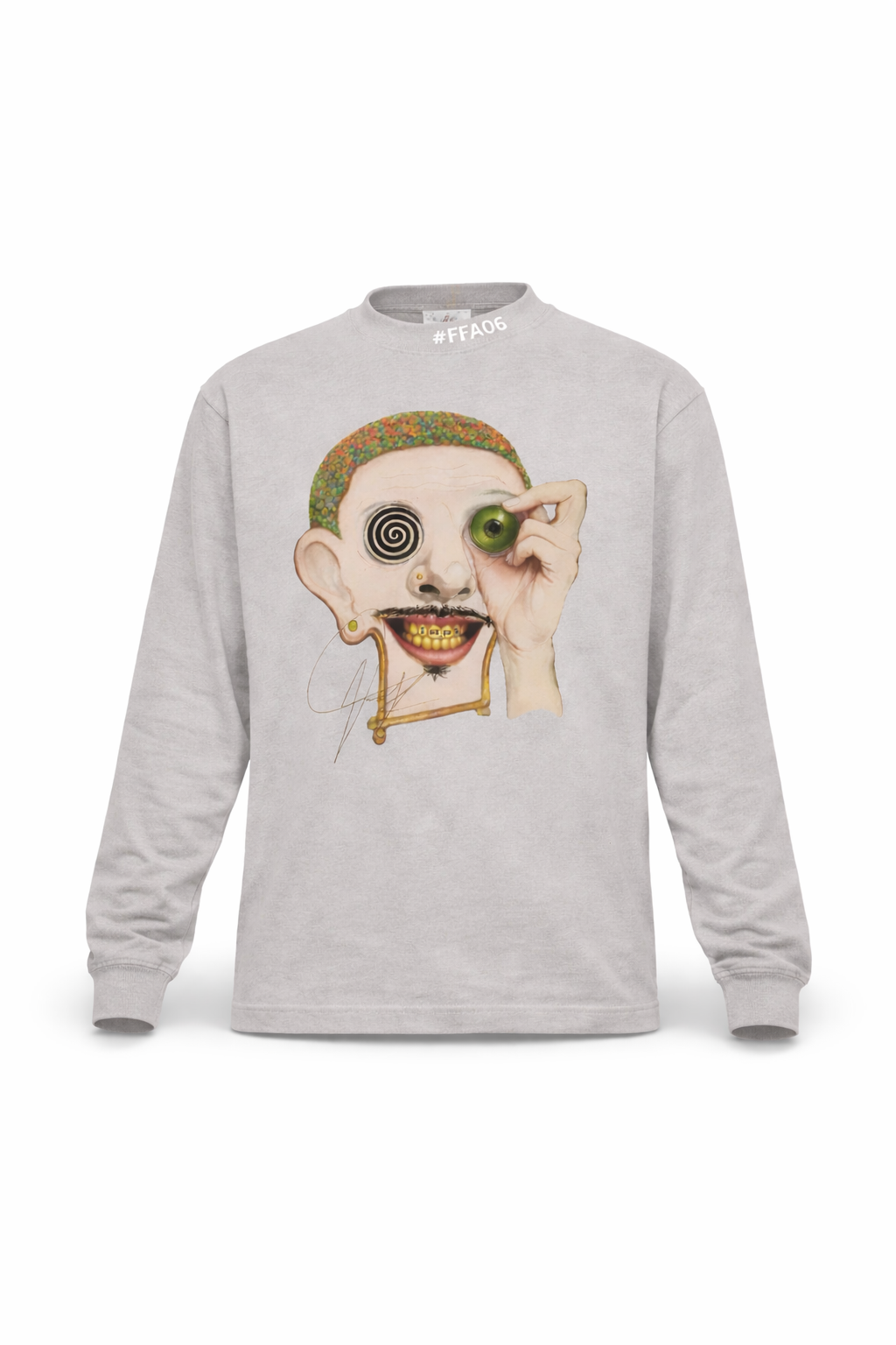 CHICKEN CHASER OVERSIZED LONG SLEEVE T-SHIRT
