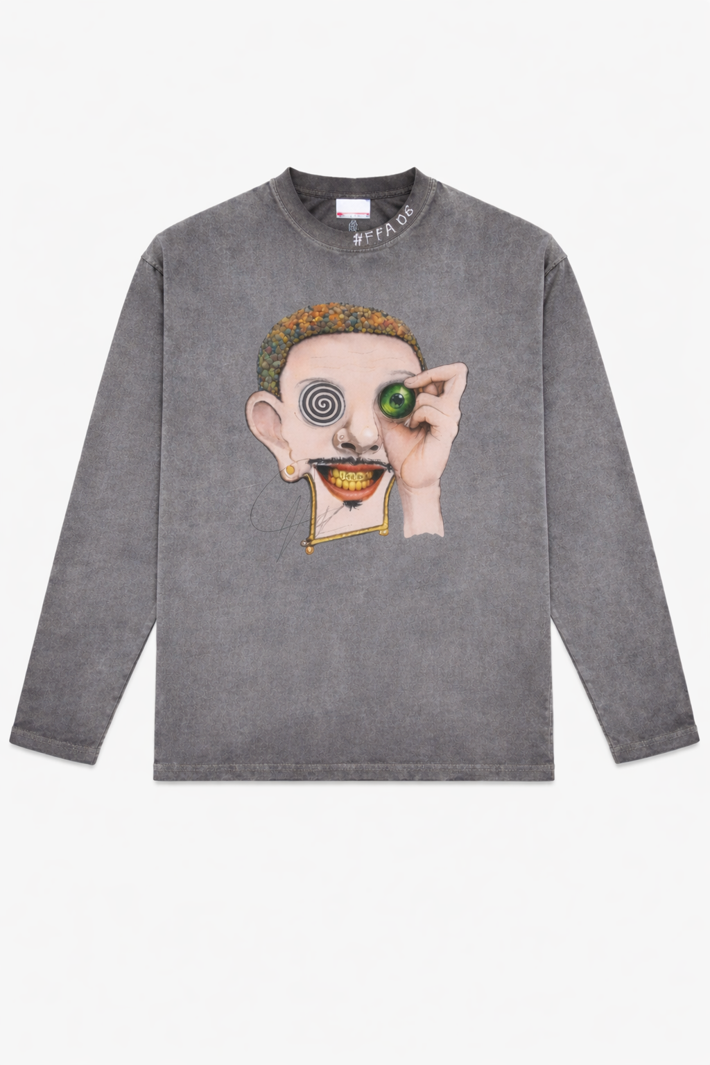 CHICKEN CHASER OVERSIZED LONG SLEEVE T-SHIRT