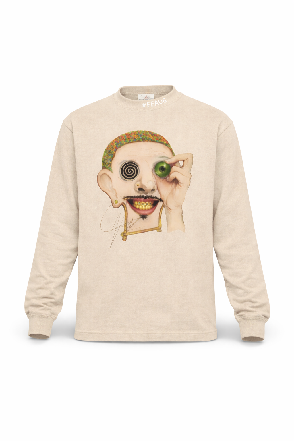 CHICKEN CHASER OVERSIZED LONG SLEEVE T-SHIRT